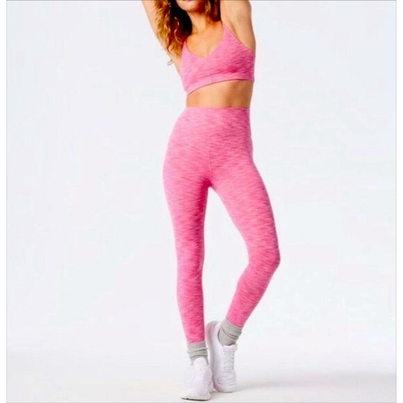 Outdoor Voices Freeform 7/8 Leggings in Wild Pink Yoga High Rise Size S - Picture 6 of 6